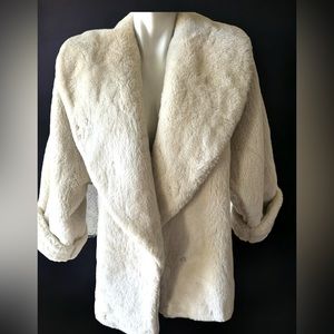Vintage Casper Faux Fur Coat